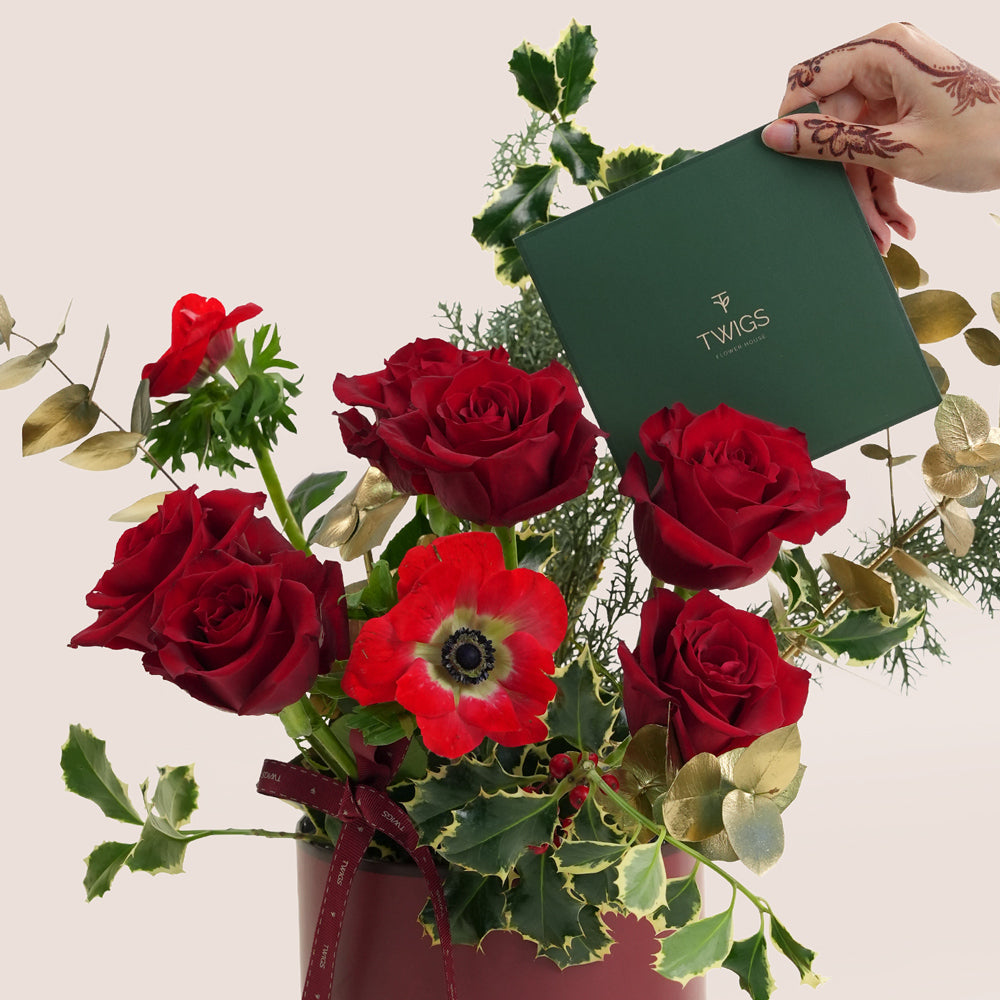 Christmas flowers Dubai