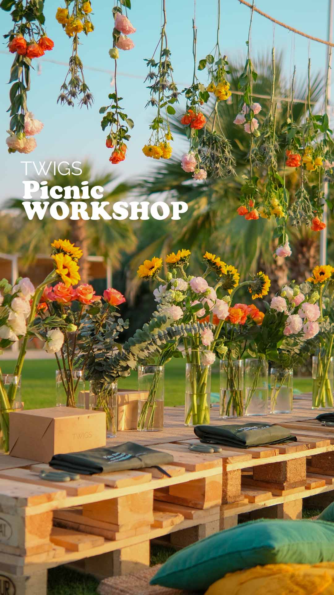 Explore Dubai: Join TWIGS Flower Workshop at Ripe Market for Fun and Creativity!