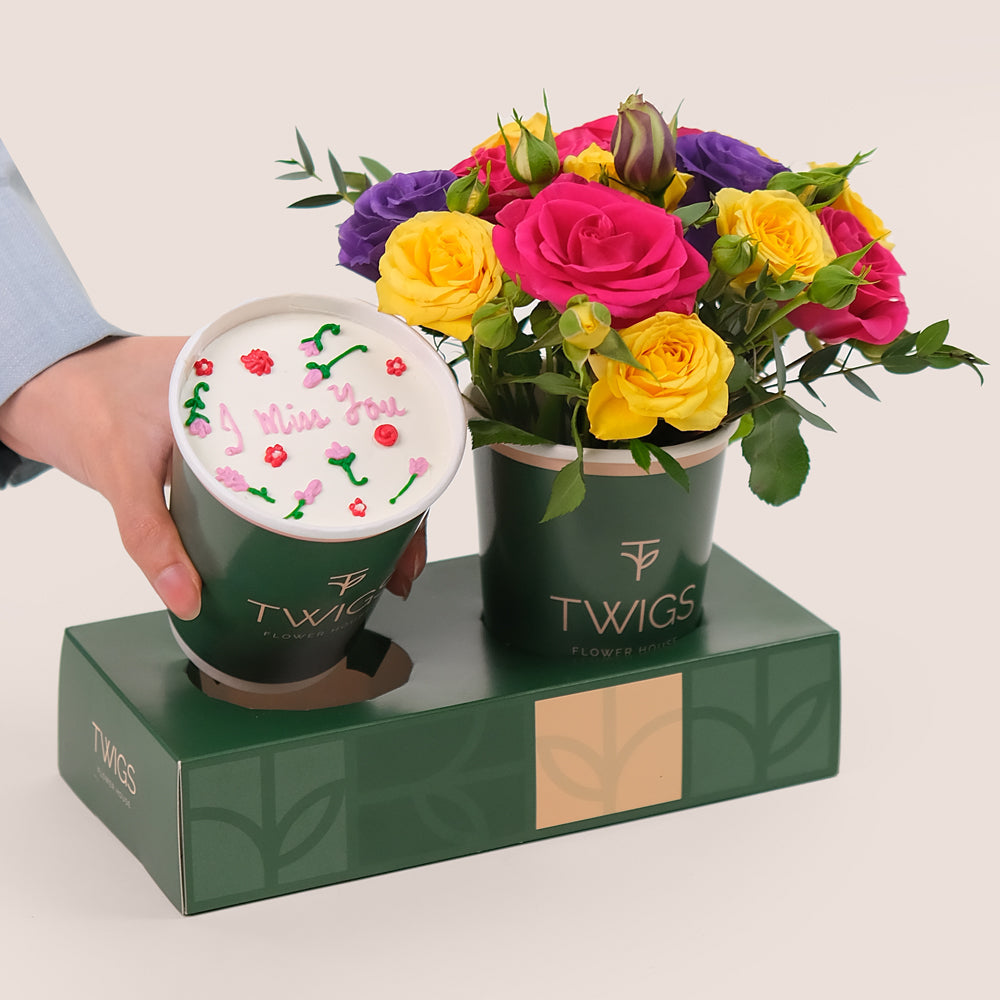 Flowers & Cake Combos – Celebrate Sweet Moments