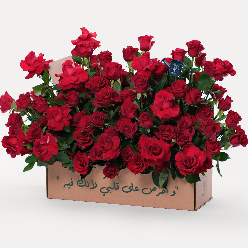 Planter Box Red Roses Premium Red Rose Garden Box – TWIGS