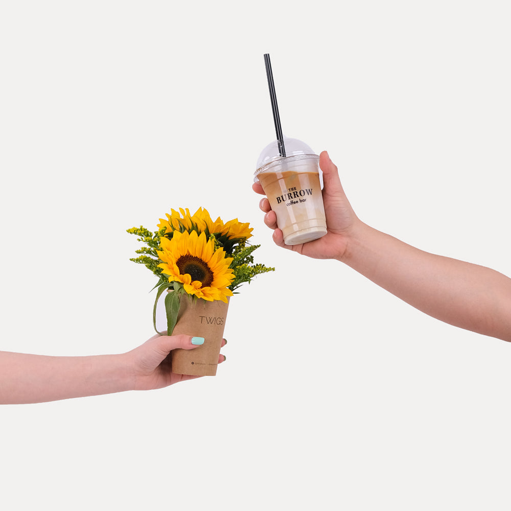Sunflower Cup And Coffee Combo