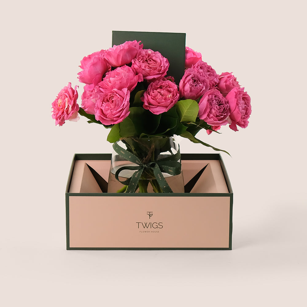 Juliet Cerise Petite Flower Vase – Grace in Every Bloom