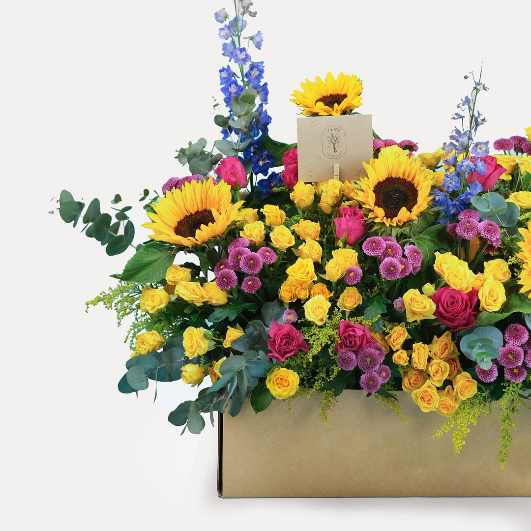 Radiant Flowers Mix Garden Box