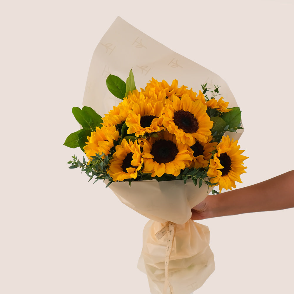 Sunflowers in TWIGS Bag – Bright & Cheerful Blooms – A Gift of Sunshine and Happiness