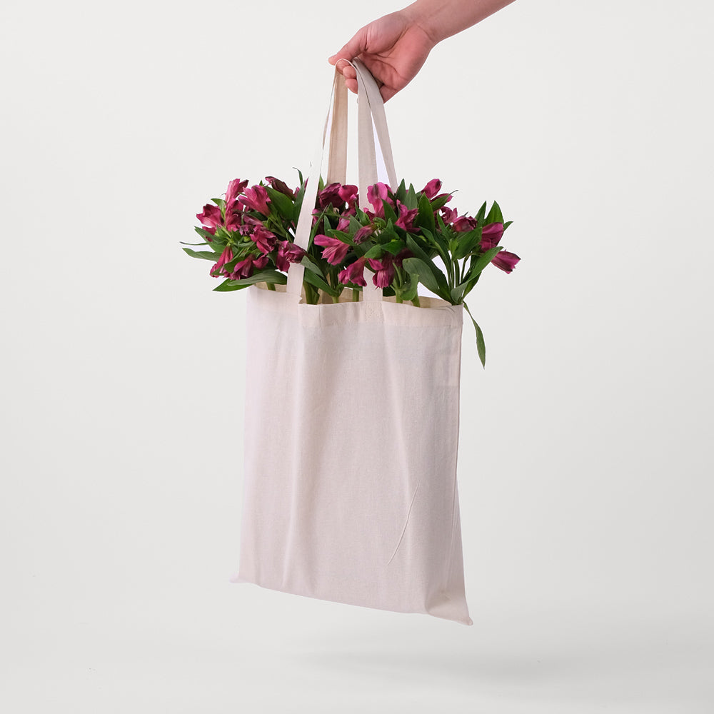 Alstroemeria Purple Flowers Tote Bag
