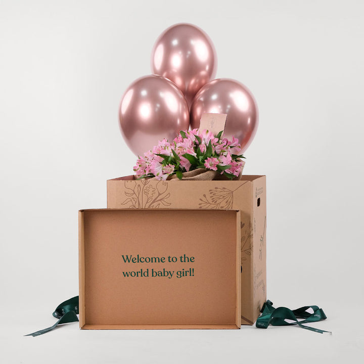 Alstroemeria Pink Flowers Surprise box