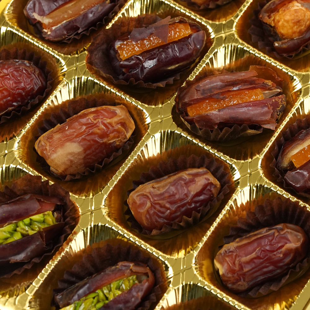 Bateel Palm Chest Drawer - Premium Assorted Filled Dates
