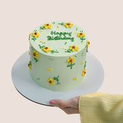 TWIGS Signature Happy Birthday Floral Cake |  The Most Delicious Cake in Dubai