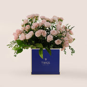 Bombastic Pink Roses – Chic Flower Box Elegance