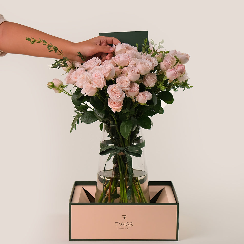 Bombastic Elegance – Luxury Flowers in a Signature Vase Holder