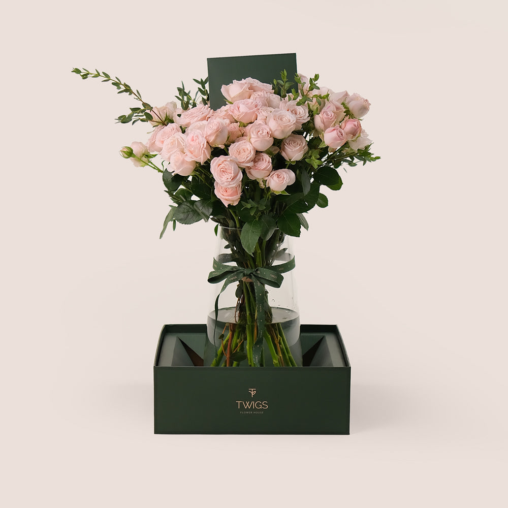 Bombastic Elegance – Luxury Flowers in a Signature Vase Holder