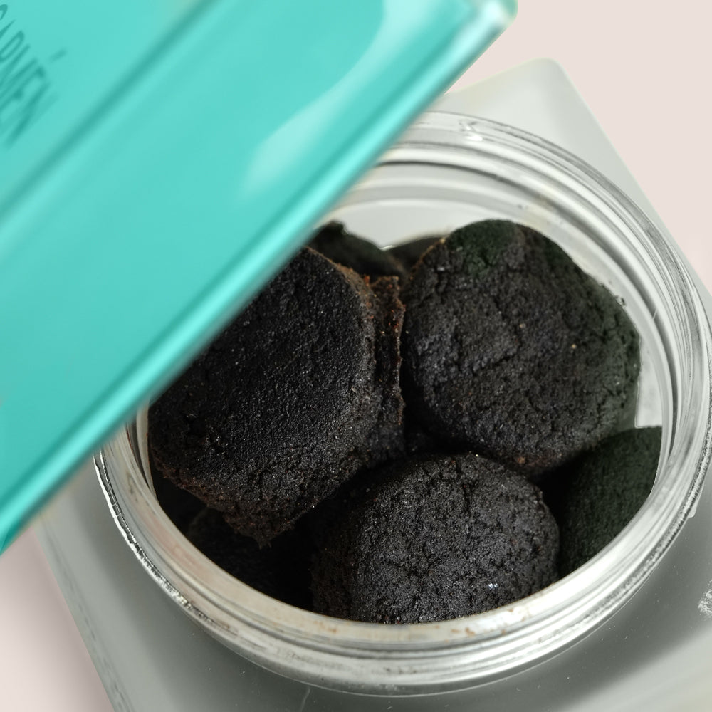 Dokhoon Salama bakhoor jar with teal lid by Carmen Perfumes Dubai