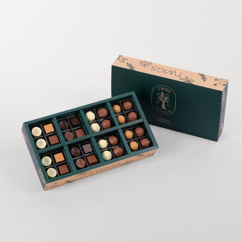 Premium Chocolate Box 32 pieces TWIGS Classic