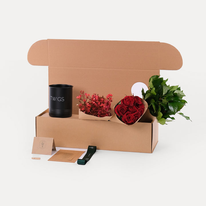 Red Roses DIY Box