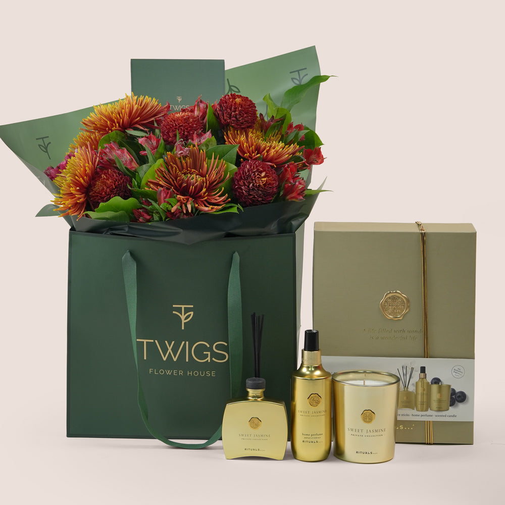 Ruby Eid Flowers & Rituals Sweet jasmine Gift Set Bundle