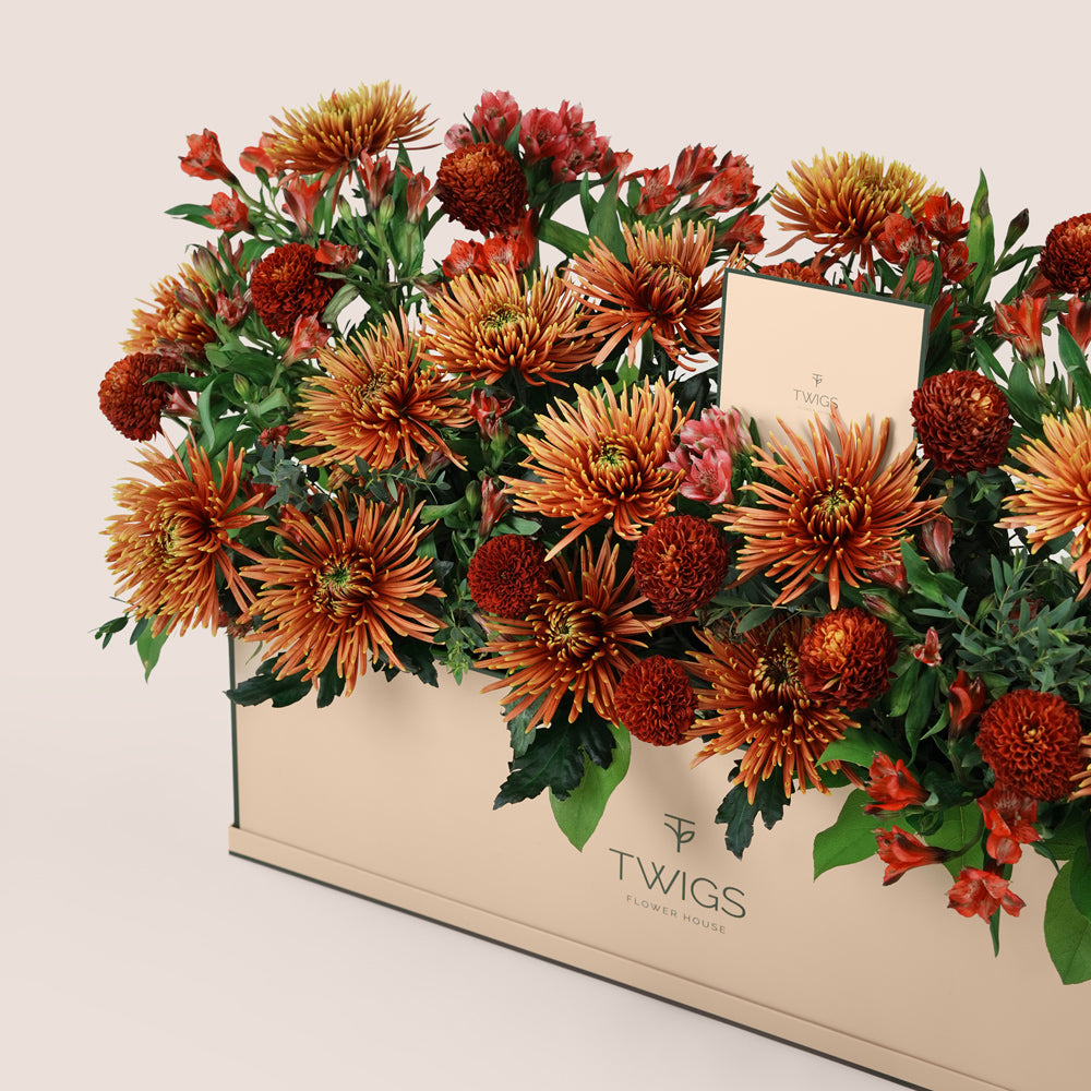 Eid Flowers Dubai | Ruby Eid Garden Flower Box by TWIGS