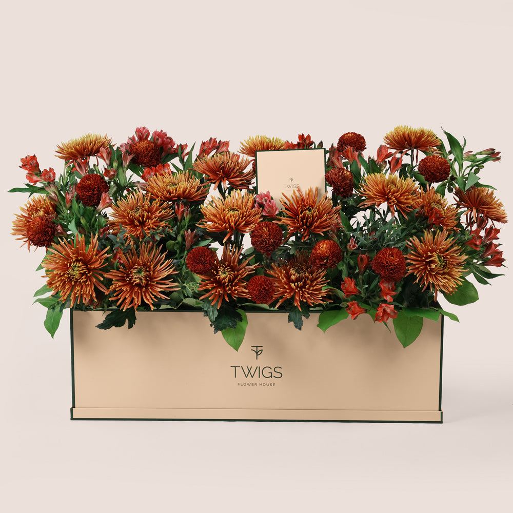 Eid Flowers Dubai | Ruby Eid Garden Flower Box by TWIGS