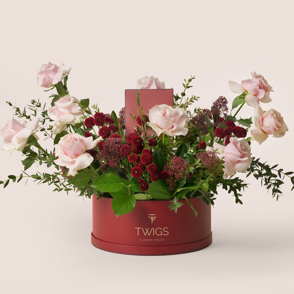 Eid Flowers & Chocolates UAE | Imperial Burgundy Grande – TWIGS