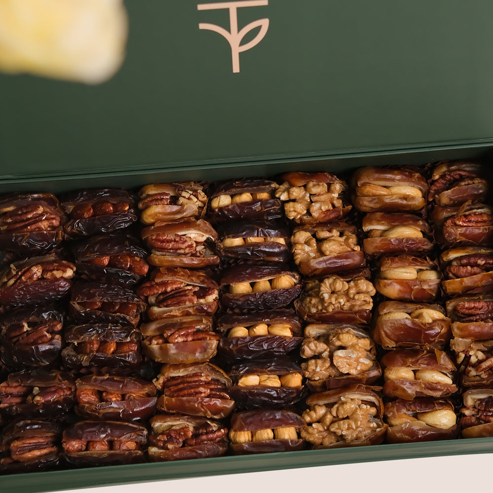 TWIGS Flower Bouquet of Blessings with Date Nut Box Bundle