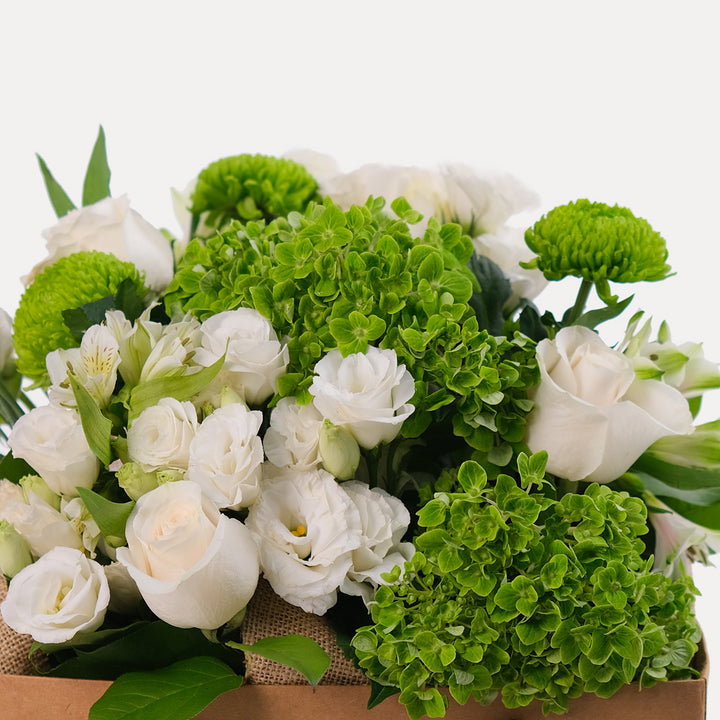 Green and White Bouquet