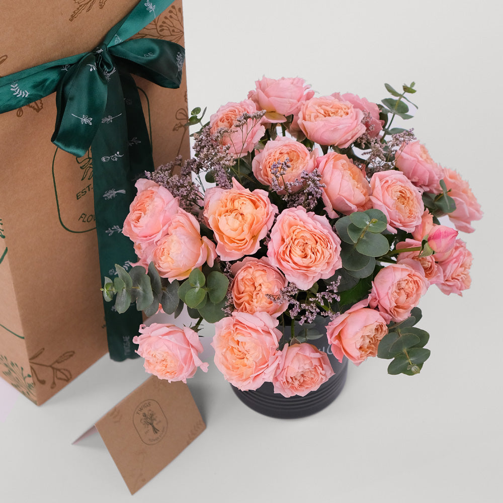 Juliet Spray Rose  Flowers DIY Box