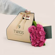 Cerise Charm Bunch - Juliet Cerise Roses Bouquet | Premium Hand Bouquet Dubai & UAE