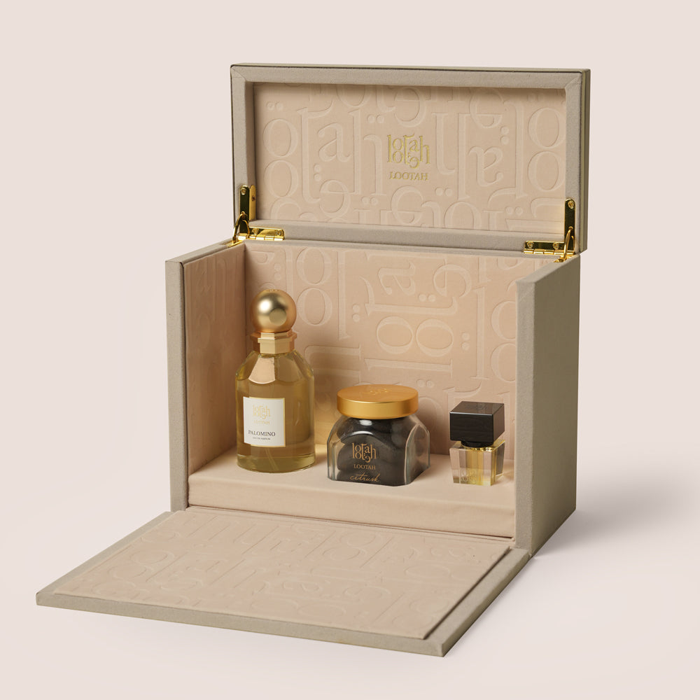 Lootah Platinum Essential Gift Set | Luxury Perfume Add-On for Flower Delivery Dubai & UAE