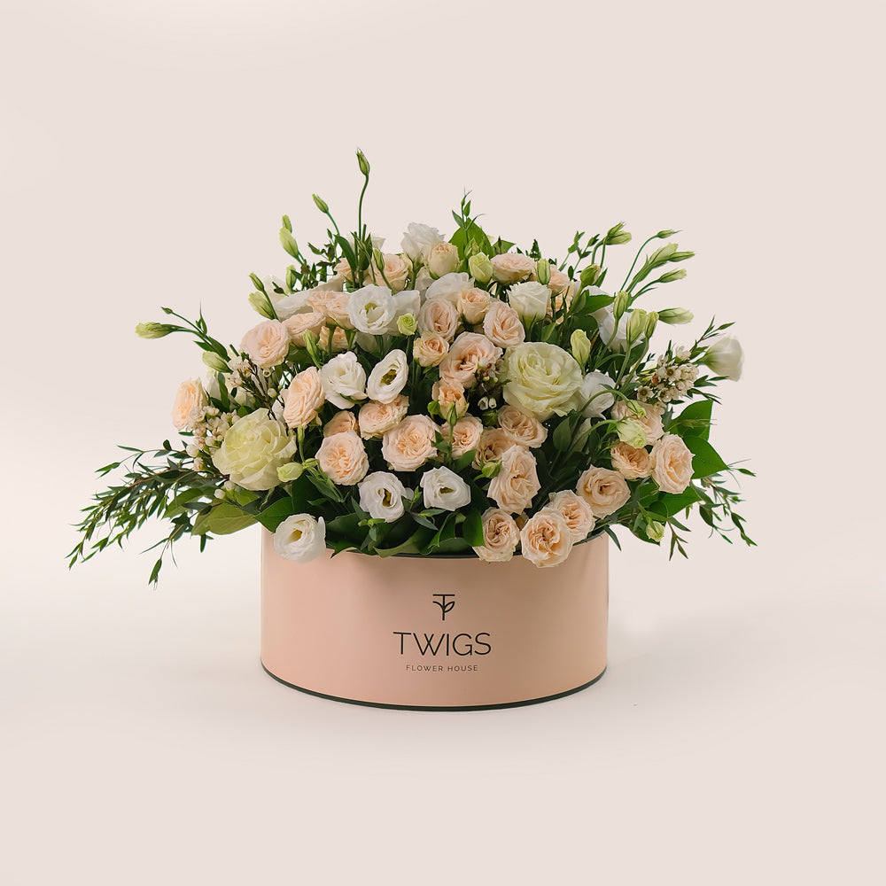 Ivory Bloom in TWIGS Grande Flower Box – Elegant Mother’s Day Gift