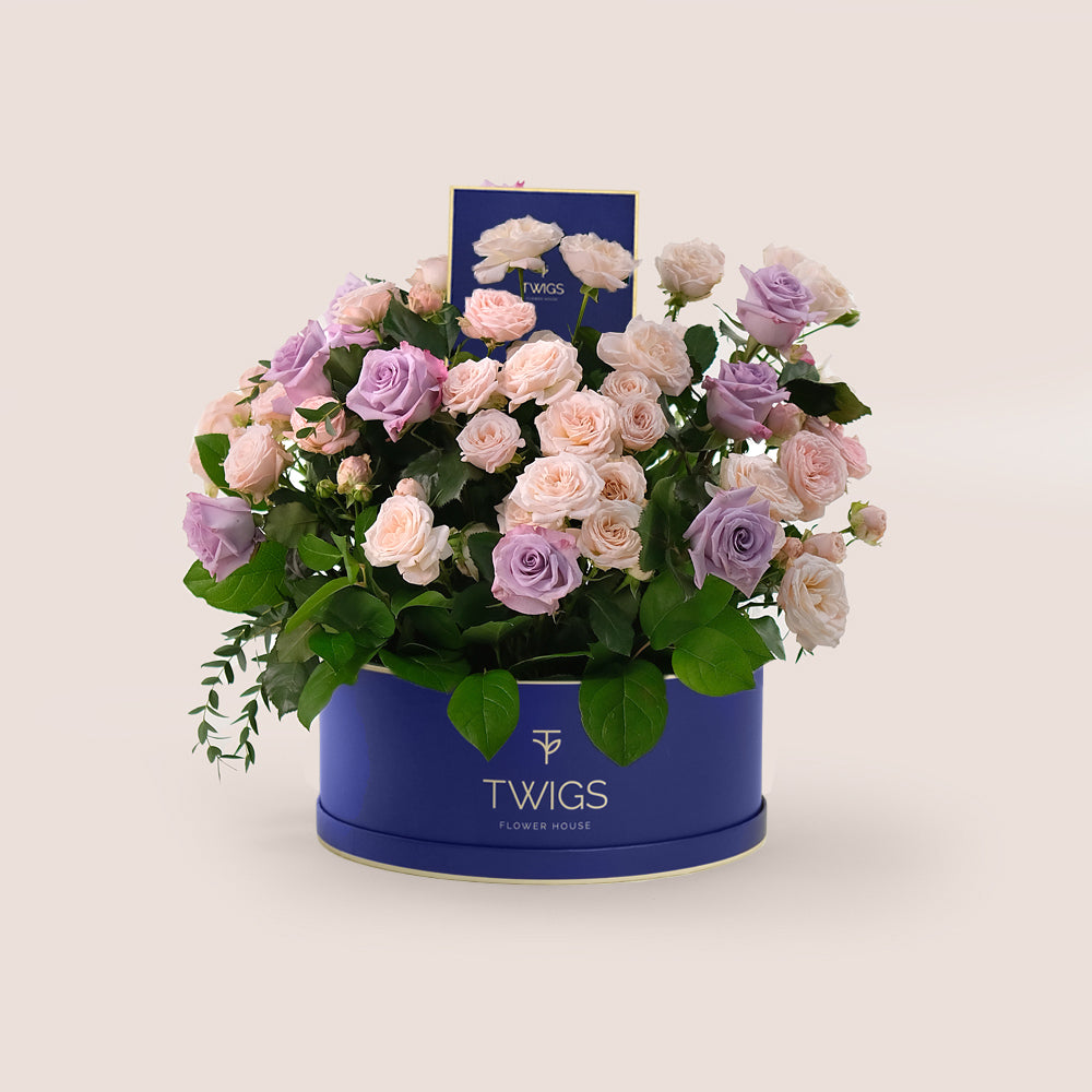 Violet Hues in TWIGS Grande Flower Box