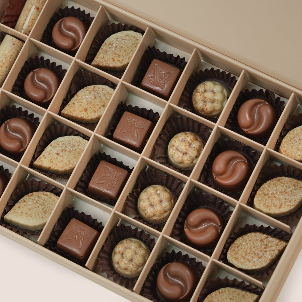 Blushing Bloom & Premium Chocolate Box – Gift Bundle by TWIGS