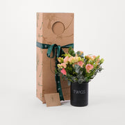 Lisianthus Peach Flowers DIY Box