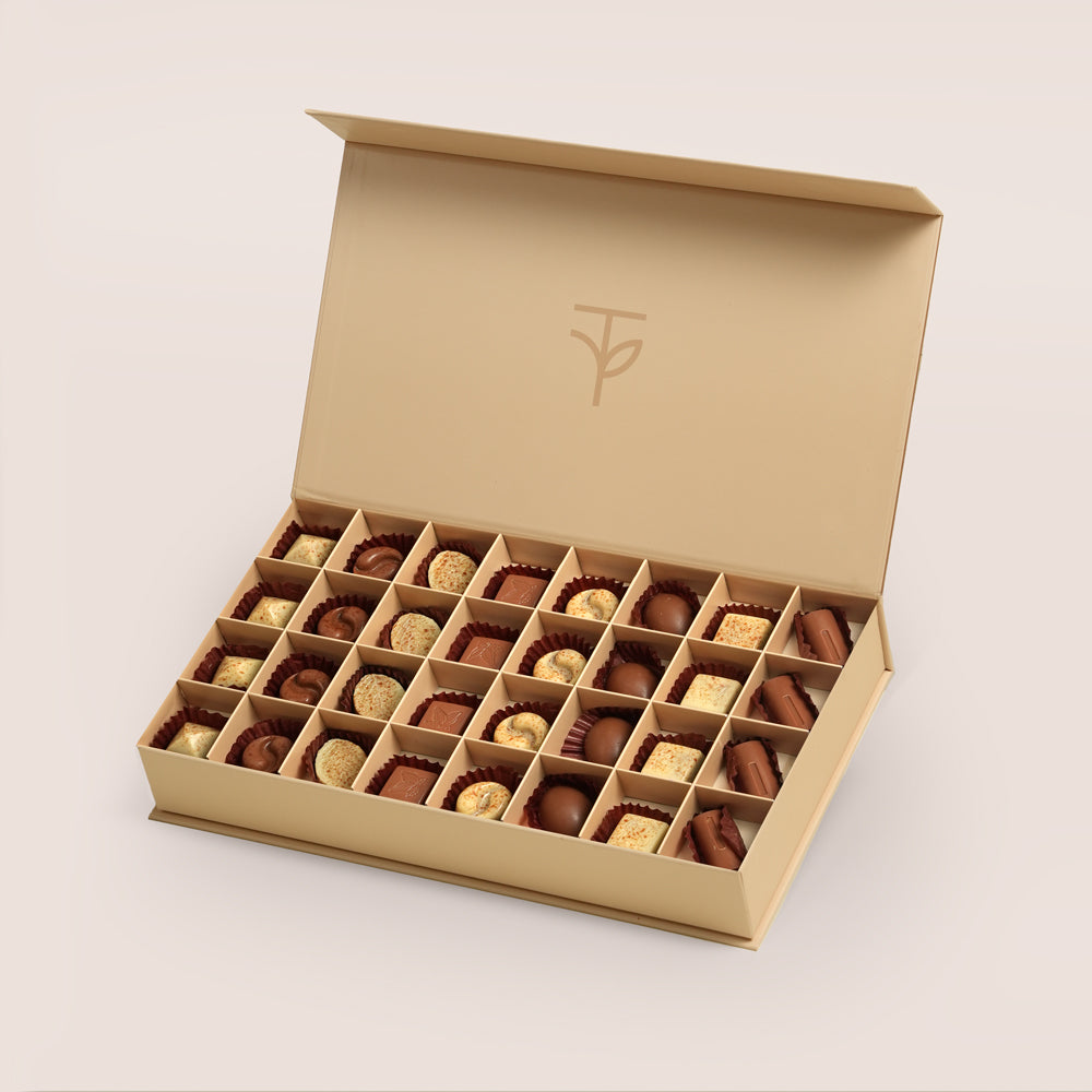 TWIGS Signature 32-Piece Premium Chocolate Box | Luxury Add-On for Flower Delivery Dubai & UAE