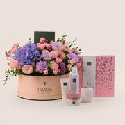 Violet Hues - Mother's Day Flowers & RITUALS Sakura Gift Set