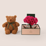 Sweet Moments Bundle – Roses & Teddy Bear– A Thoughtful Gift for Every Occasion