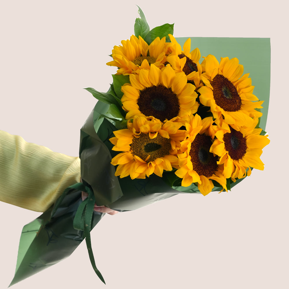 The Sunshine Bunch - Sunflower Bouquet | Cheerful Flowers Dubai & UAE