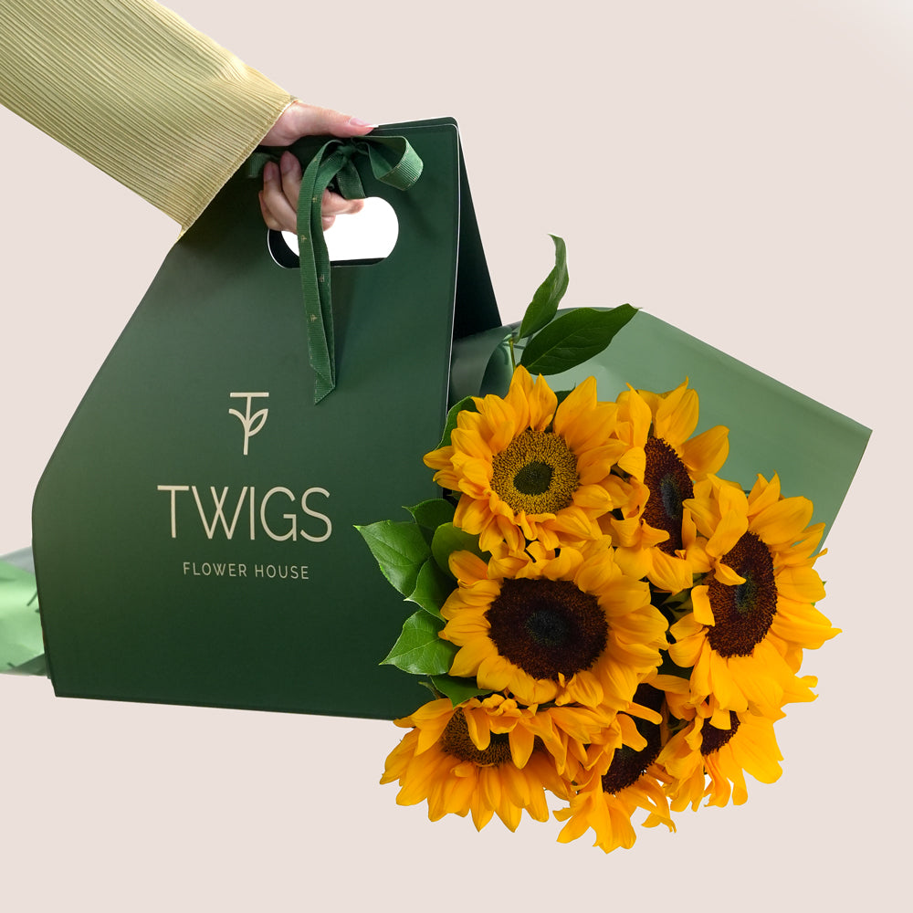 Premium Dubai chocolate (BATEEL) with sunflowers