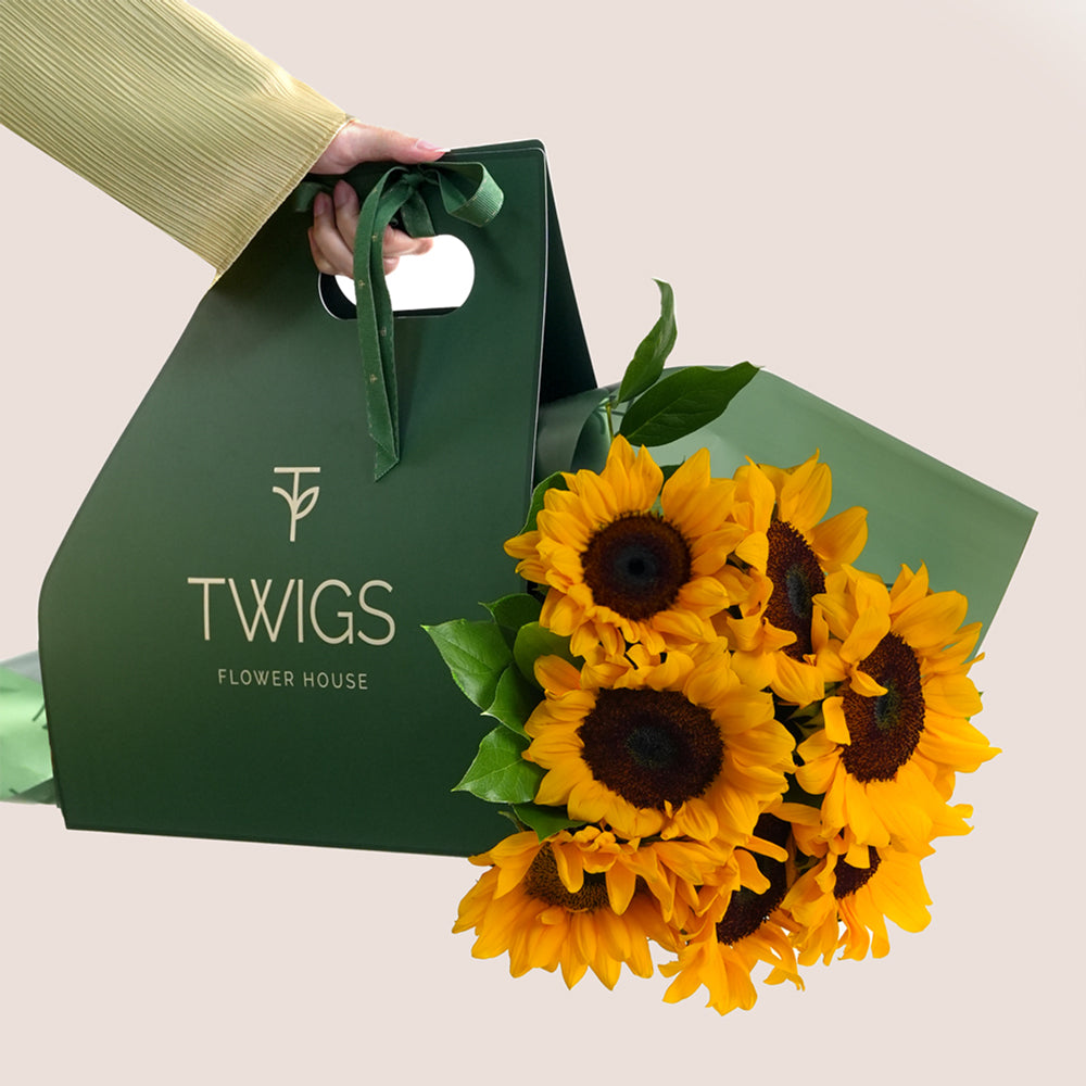 TWIGS Flower House Sunflower Bouquet
