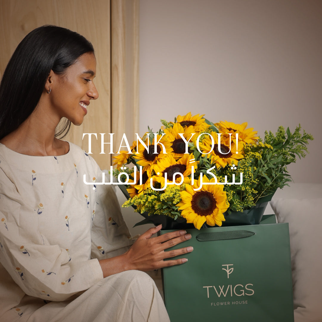 Thank you flowers
