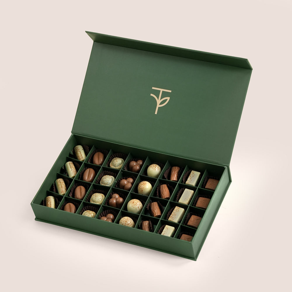 TWIGS Signature 32-Piece Premium Chocolate Box | Luxury Add-On for Flower Delivery Dubai & UAE