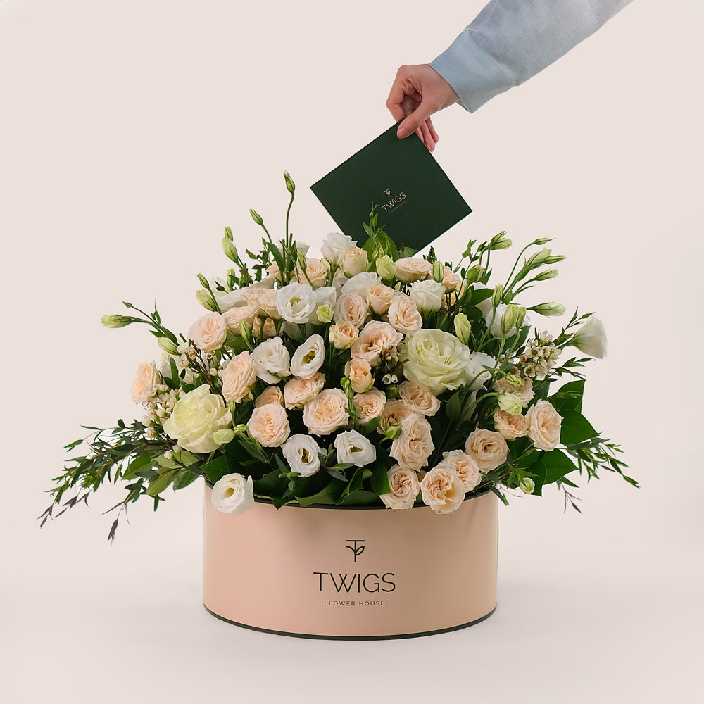 TWIGS Flower House Pastel Flower Arrangement