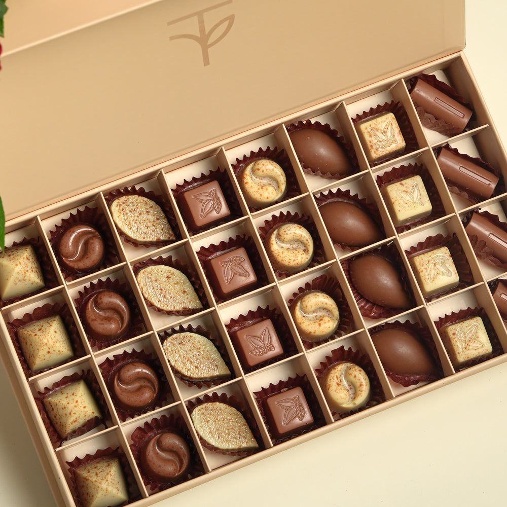 TWIGS Signature 32-Piece Premium Chocolate Box | Luxury Add-On for Flower Delivery Dubai & UAE