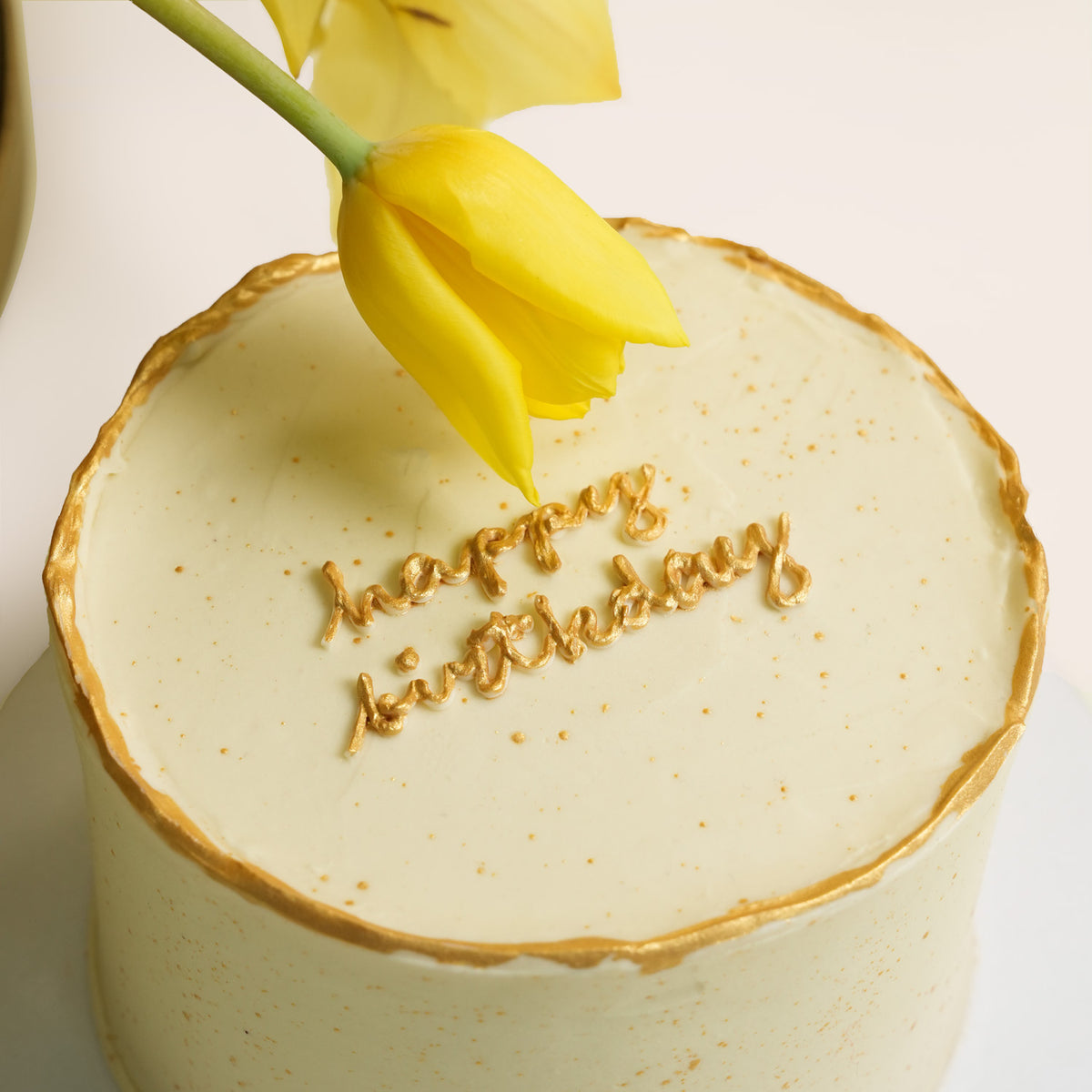 TWIGS Birthday Cake in Gold 1 Kg