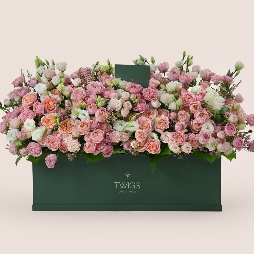 TWIGS Flower Bouquet in Garden Box