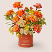 Amber Elegance – Luxury Ramadan Flower Arrangement | UAE Same-Day Delivery