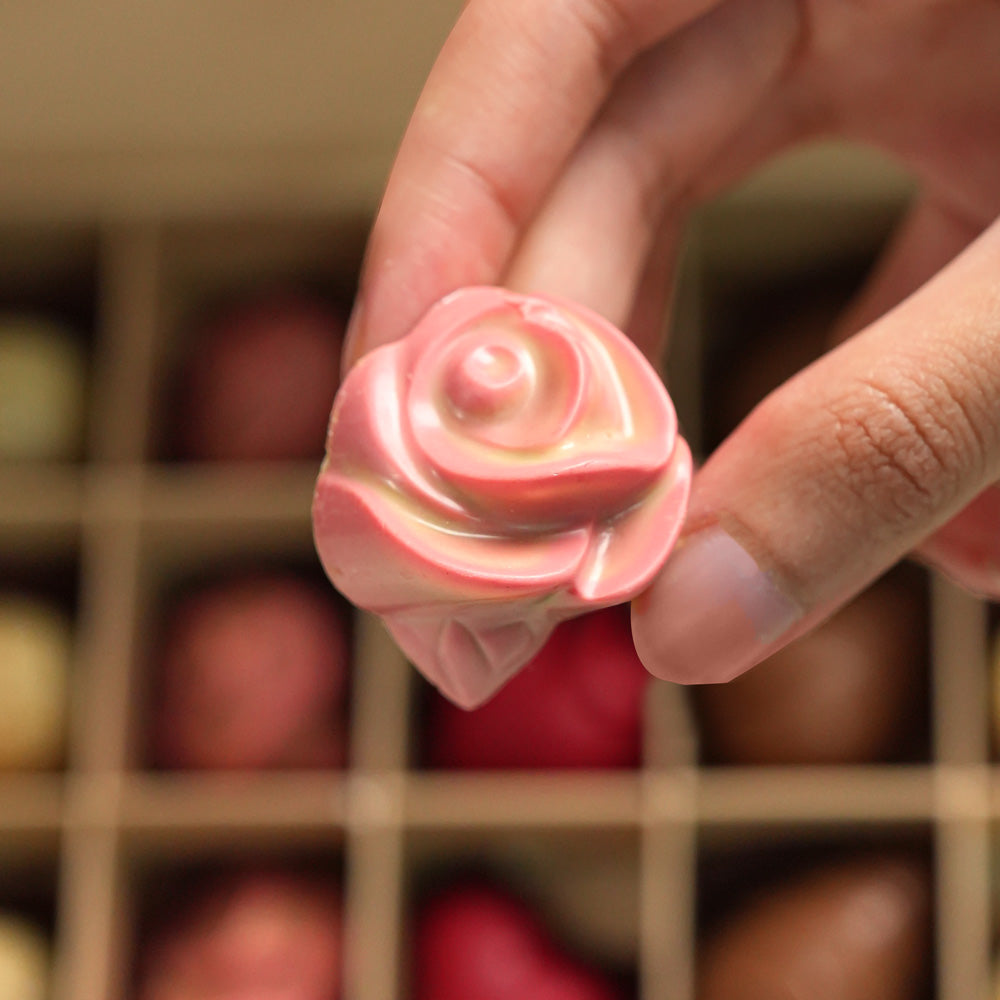 Velvet Indulgence Assorted Chocolate Bites Box Add-On – Luxury Valentine Gifts UAE