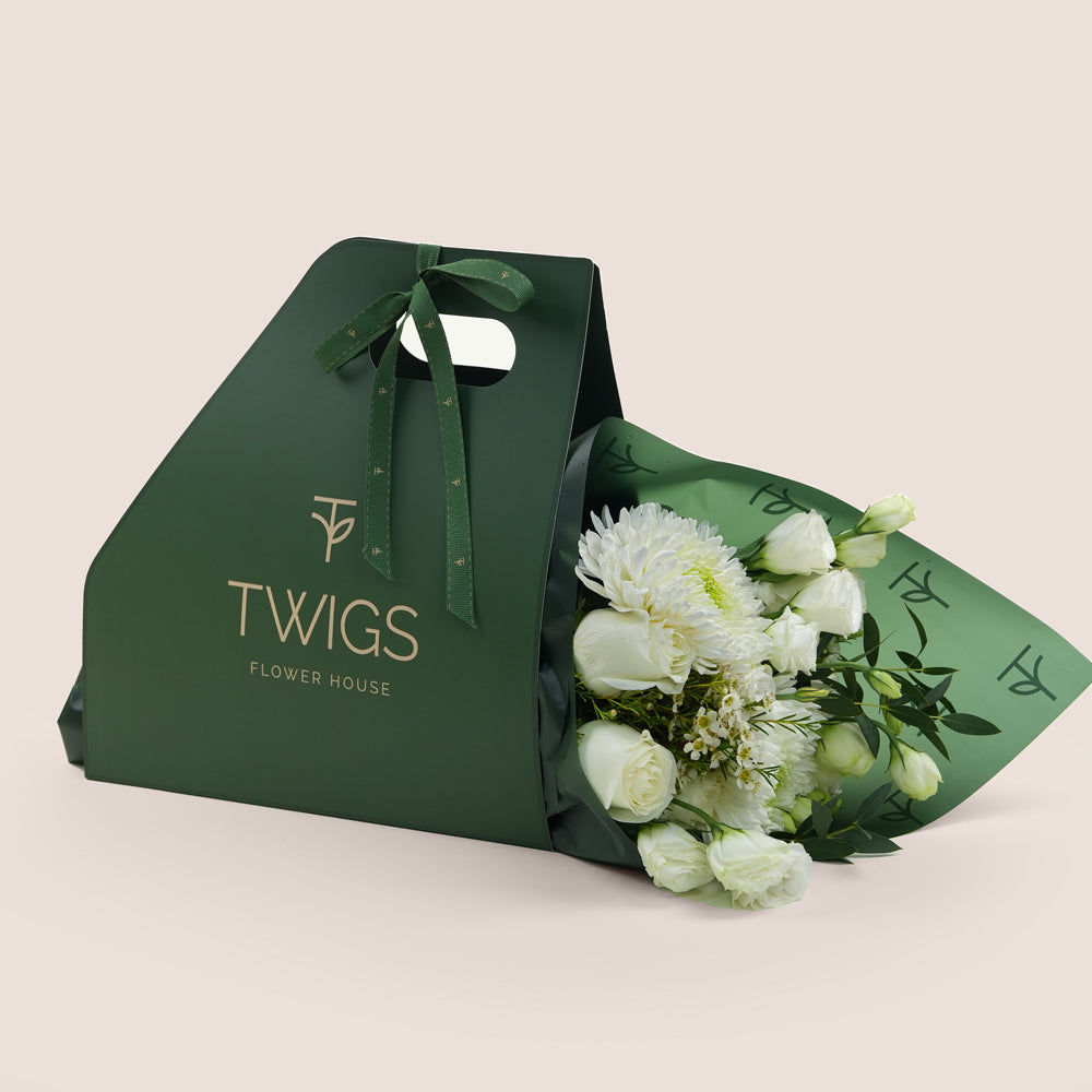 Premium floral arrangement by twigs