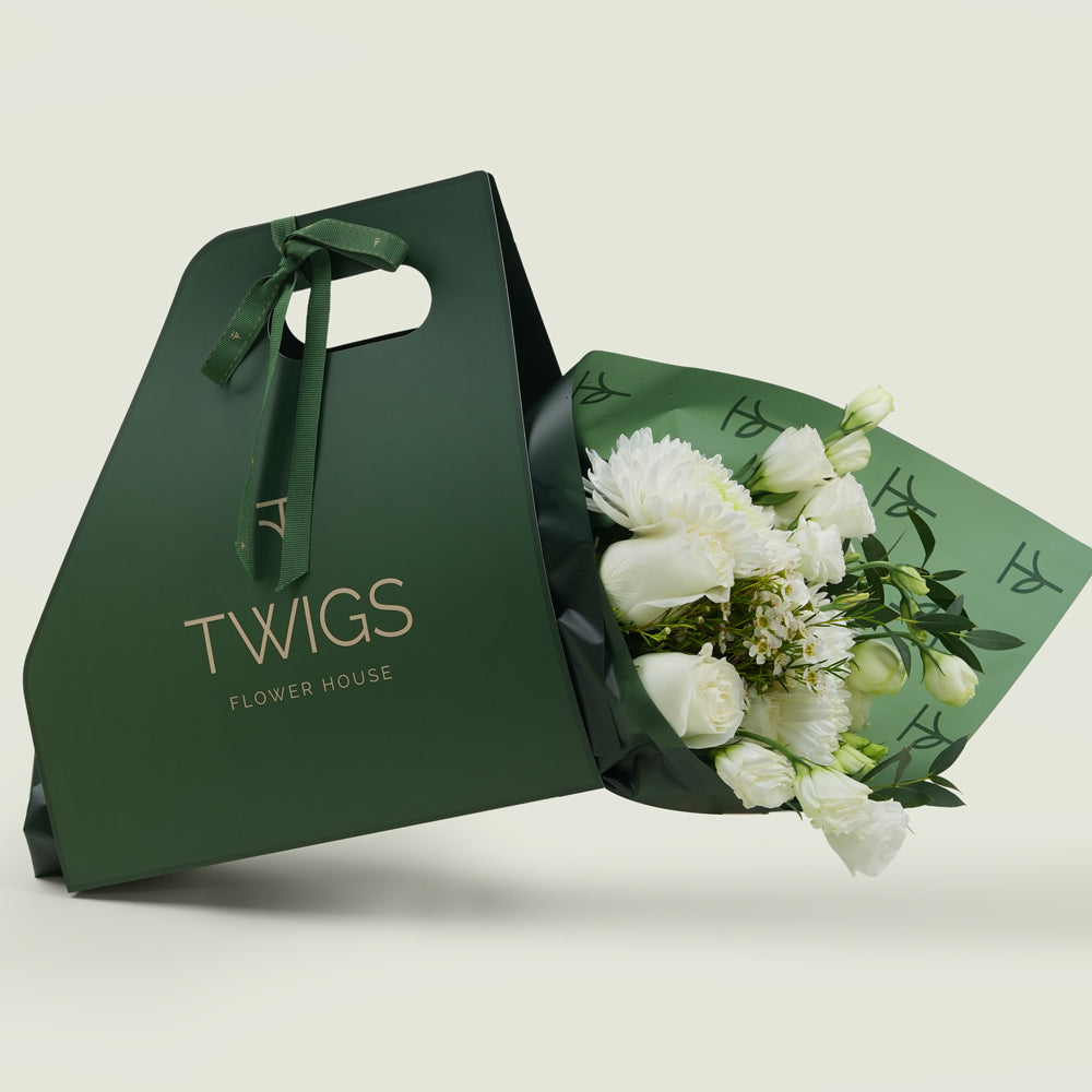 Premium floral arrangement by twigs