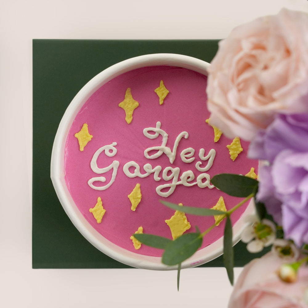 Women’s Day Flower Cup & Cake Combo - Hey Gorgeous