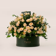 flowers in luxury gift box
