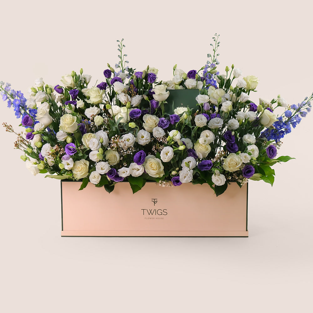 Lavender Charm Garden Box – Luxurious Floral Beauty